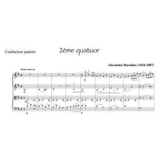Borodine - 2ème quatuor - 1er mouvement