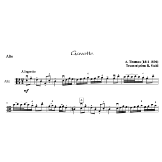Thomas - Gavotte