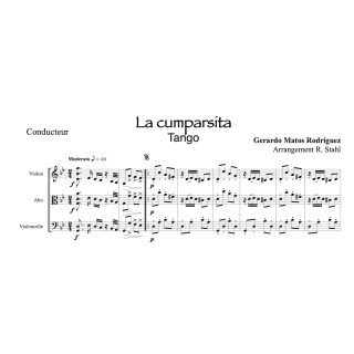 La cumparsita - Tango pour trio à cordes