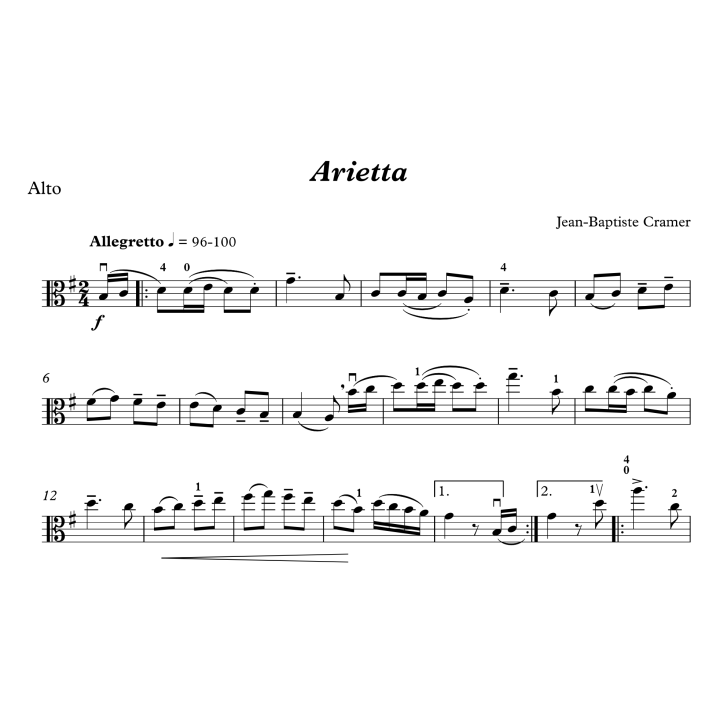 Cramer - Arietta