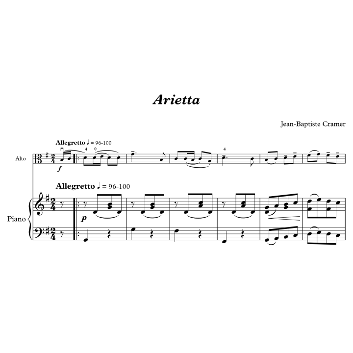 Cramer - Arietta