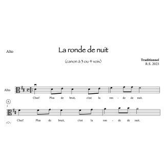 3 canons populaires pour alto 1er cycle (Volume 1)