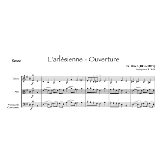 Bizet - Ouverture de l'Arlésienne - Orchestre cycle 1