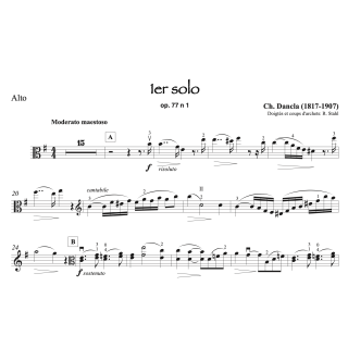 Dancla - Solo op.77 n°1 - Alto et piano
