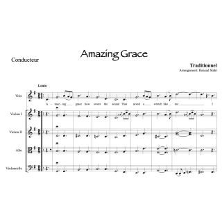 Gospel - Amazing grace -  Quatuor et chant
