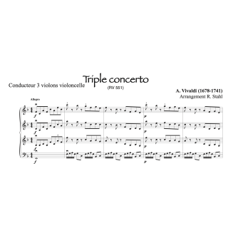 Vivaldi - Concerto pour 3 violons