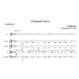 Gospel train - Quatuor et chant