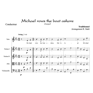 Michael rows the boat ashore - Gospel - Quatuor et chant