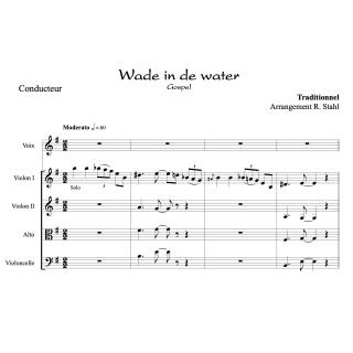 Wade in de water - Gospel - Quatuor et chant