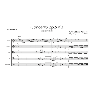 Vivaldi - Concerto op.3 n°2 - Orchestre à cordes
