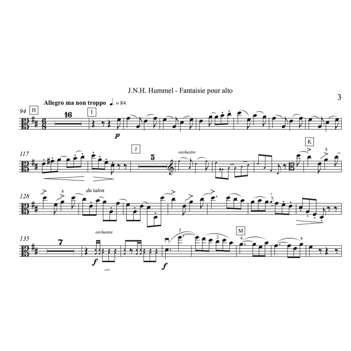 Hummel Fantaisie pour alto et piano