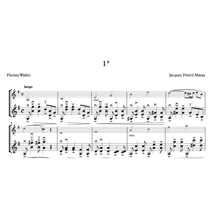 Mazas - 30 études pour violon en duo