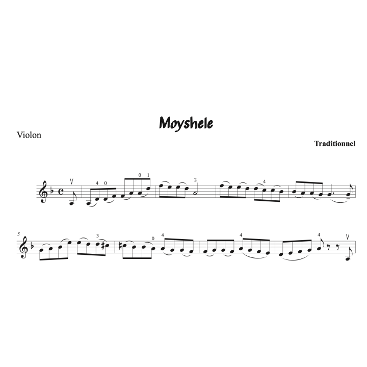 Moyshele - violon et piano