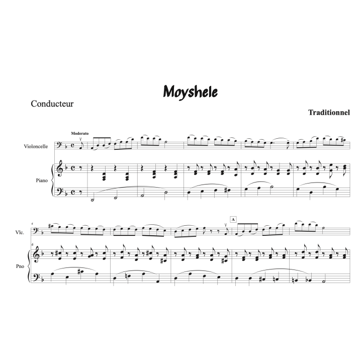Moyshele - Violoncelle et piano