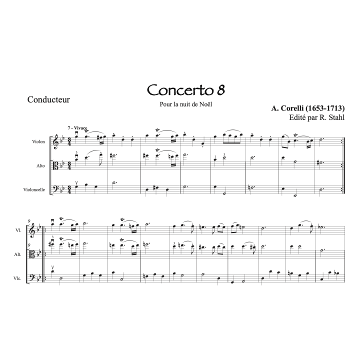 Corelli - Concerto pour la nuit de Noël - Trio à cordes