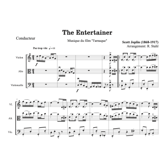 Joplin - The Entertainer - Trio à cordes