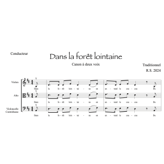 3 canons populaires pour orchestre 1er cycle (volume 2)