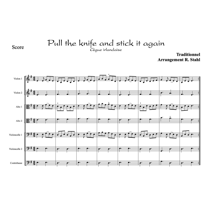 3 airs irlandais pour orchestre - Volume 1