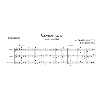 Corelli - Concerto pour la nuit de Noël - 2 violons et violoncelle