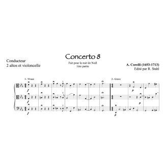 Corelli - Concerto pour la nuit de Noël - 2 altos et violoncelle