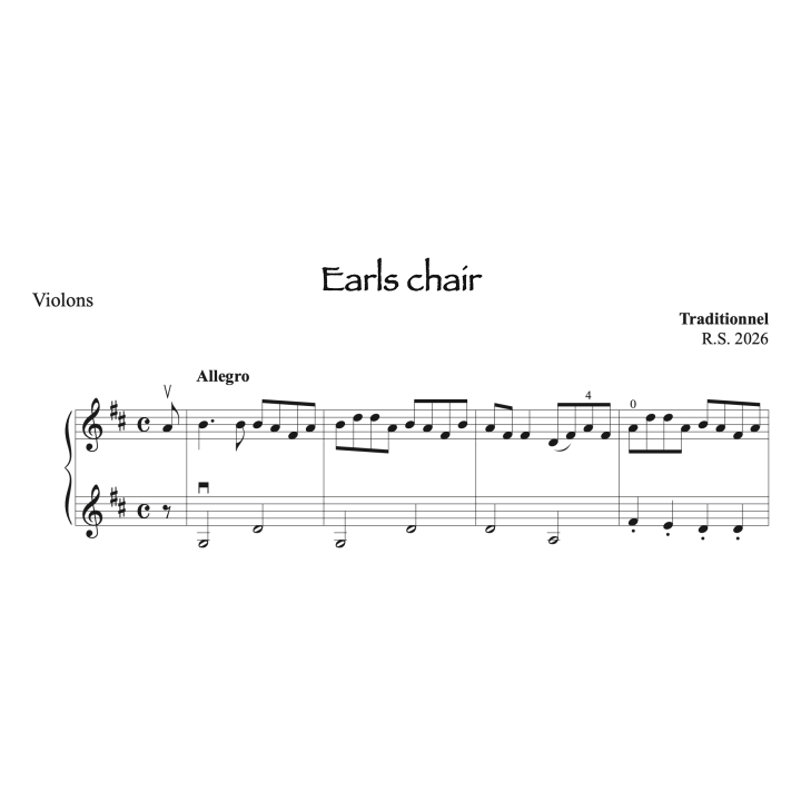3 airs irlandais - 2 violons - Volume 1