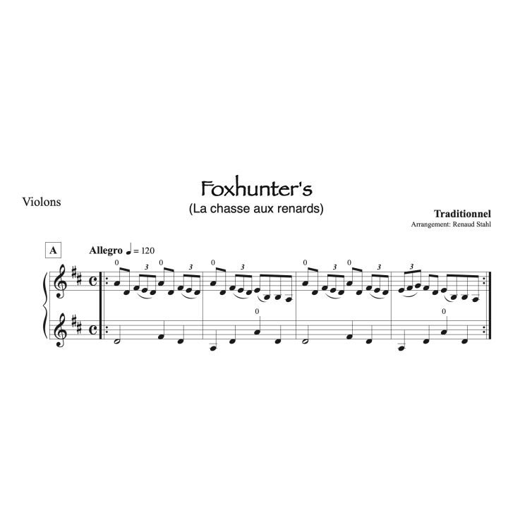 3 airs irlandais pour 2 violons - Volume 2