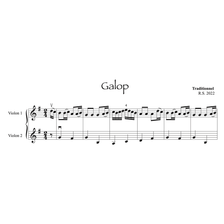 3 airs irlandais pour 2 violons - Volume 2