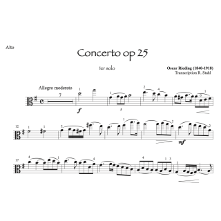 Rieding - Concerto op.25 - 1er solo - Alto et piano