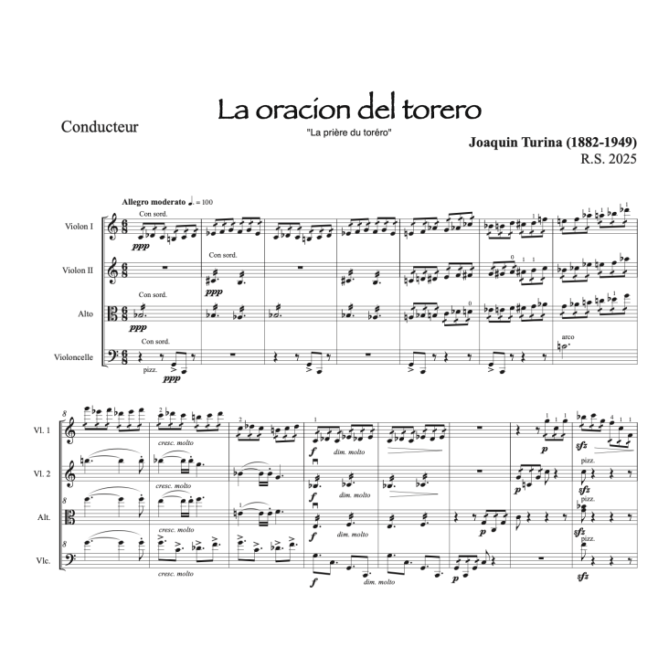 Turina - La Oracion del Torero