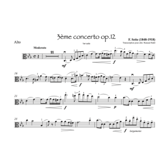 Seitz - Concerto op.12 - Alto
