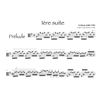 Bach - Suite n°1 - Alto