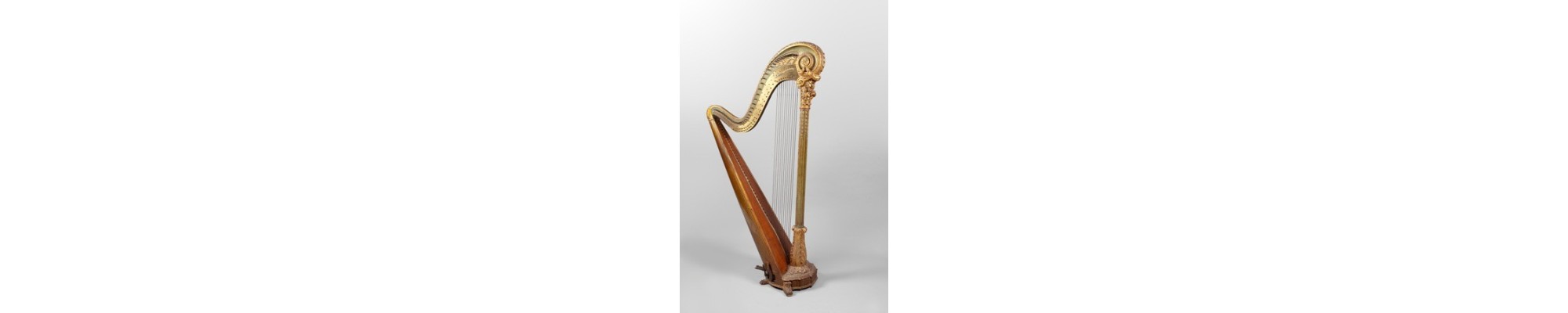 Harpe, violon et violoncelle